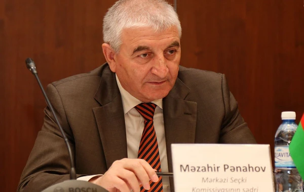 Məzahir Pənahov: "72 beynəlxalq müşahidəçi akkreditasiyadan keçib"