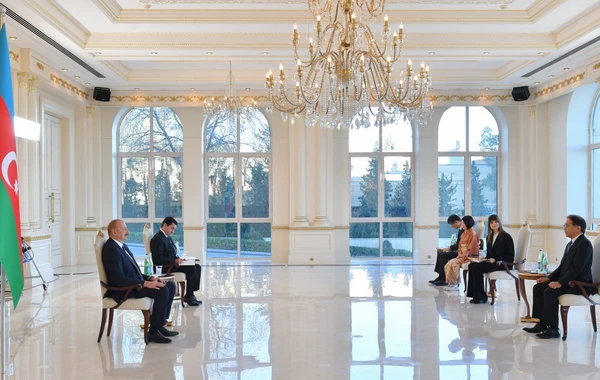 Prezident Yaponiyanın yeni səfirinin etimadnaməsini qəbul edib - YENİLƏNİB - FOTO