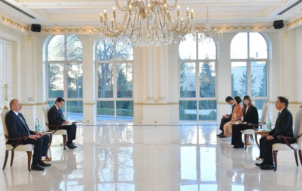 Prezident Yaponiyanın yeni səfirinin etimadnaməsini qəbul edib - YENİLƏNİB - FOTO