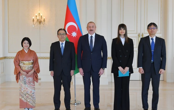 Prezident Yaponiyanın yeni səfirinin etimadnaməsini qəbul edib - YENİLƏNİB - FOTO