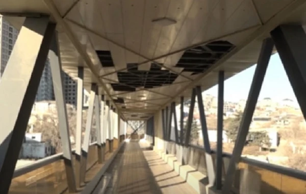 Hövsan-Zığ yolunda təhlükə saçan piyada keçidi - VİDEO