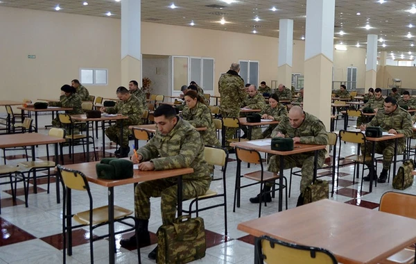 Azərbaycan Ordusunda məharət dərəcələrinin verilməsi üzrə sınaq imtahanları keçirilir - FOTO/VİDEO
