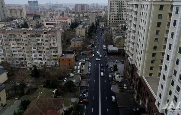 Bakının Həsən Məcidov küçəsinin bir hissəsi təmir olunub - FOTO/VİDEO