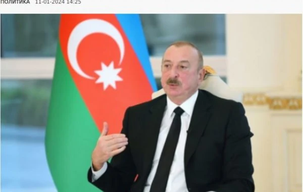 Интервью Президента Ильхама Алиева азербайджанским телеканалам - в центре внимания грузинских СМИ - ФОТО