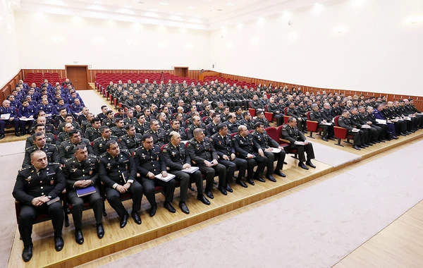 Azərbaycan Ordusunun kadr işləri üzrə heyəti ilə təlim-metodiki toplanış keçirilib - FOTO