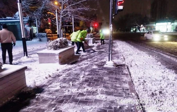 BŞİH-in kommunal strukturları gecə gücləndirilmiş iş rejimində çalışıblar - FOTO