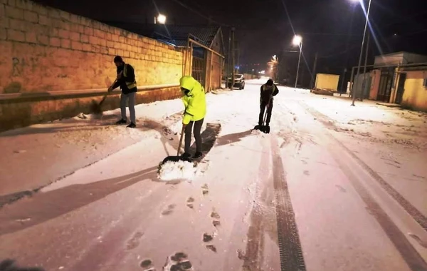 BŞİH-in kommunal strukturları gecə gücləndirilmiş iş rejimində çalışıblar - FOTO
