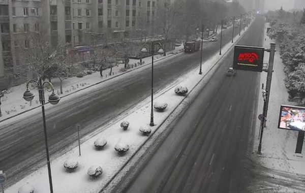 МВД Азербайджана: Летальных ДТП из-за снежной погоды не зафиксировано - ОБНОВЛЕНО + ФОТО