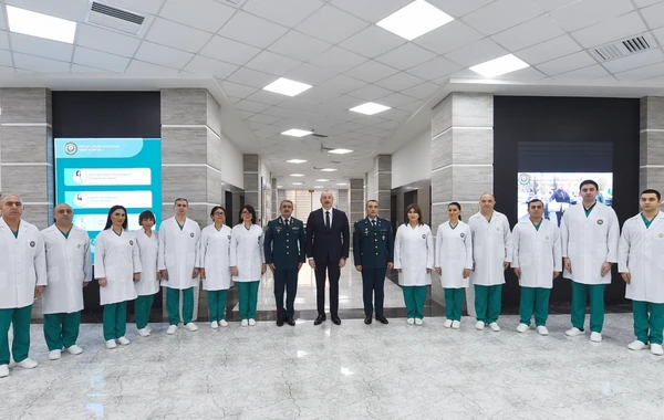 Prezident Bakıda DSX-nin yeni hərbi hospital kompleksinin açılışında iştirak edib - YENİLƏNİB - FOTO