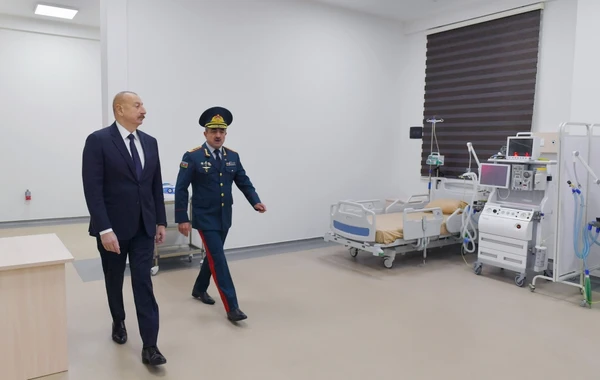 Prezident Bakıda DSX-nin yeni hərbi hospital kompleksinin açılışında iştirak edib - YENİLƏNİB - FOTO