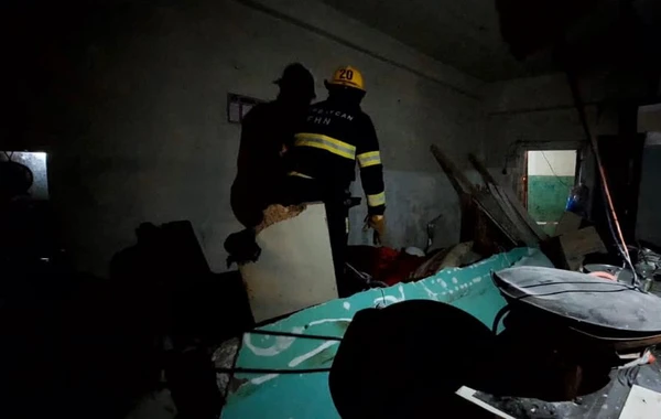 Sumqayıtda yataqxanada partlayış baş verib - Yaralılar var - YENİLƏNİB - FOTO/VİDEO