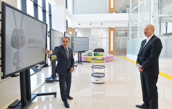 Prezident Lənkəran regional “ASAN xidmət” mərkəzinin açılışını edib - FOTO