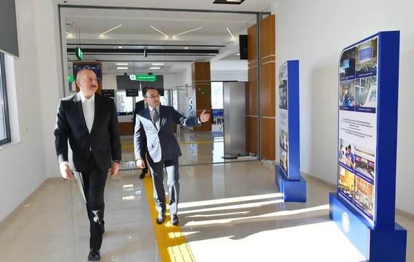 Prezident Lənkəran regional “ASAN xidmət” mərkəzinin açılışını edib - FOTO
