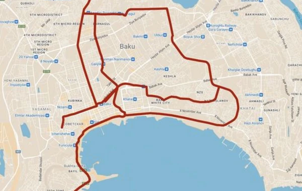 Bakıda tramvay xətləri çəkiləcək küçə və prospektlər - XƏRİTƏ + FOTO