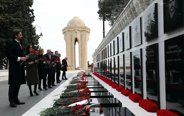 Zakir Həsənov slovakiyalı həmkarı ilə görüşüb - FOTO/VİDEO