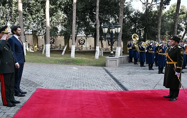 Zakir Həsənov slovakiyalı həmkarı ilə görüşüb - FOTO/VİDEO