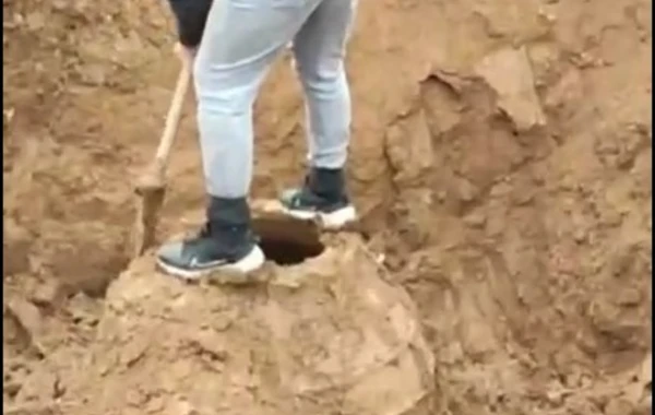 1 metr uzunluğu olan 200 kq ağırlığında küp tapıldı - FOTO