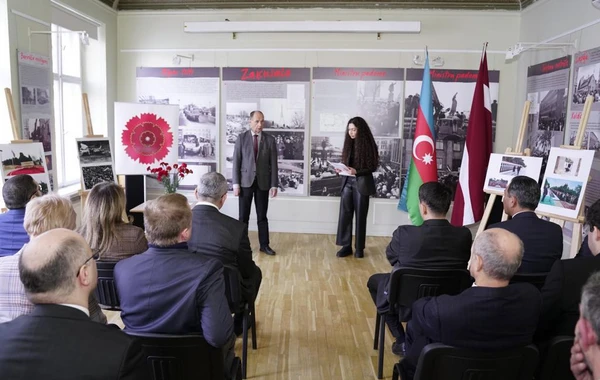 Latviyada 20 Yanvar faciəsi anılıb - FOTO