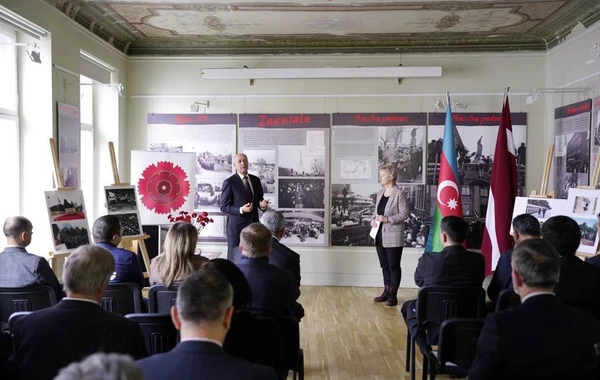 Latviyada 20 Yanvar faciəsi anılıb - FOTO