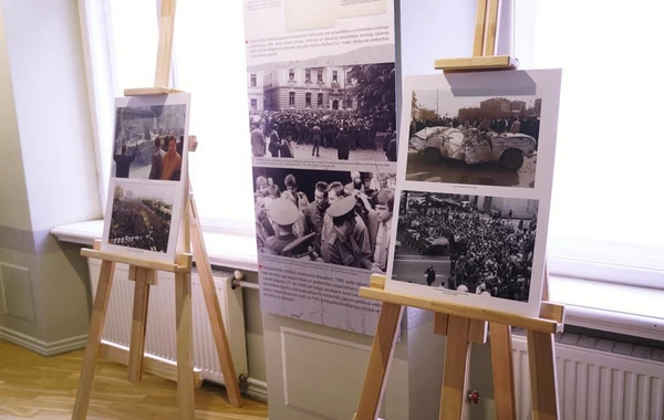 Latviyada 20 Yanvar faciəsi anılıb - FOTO