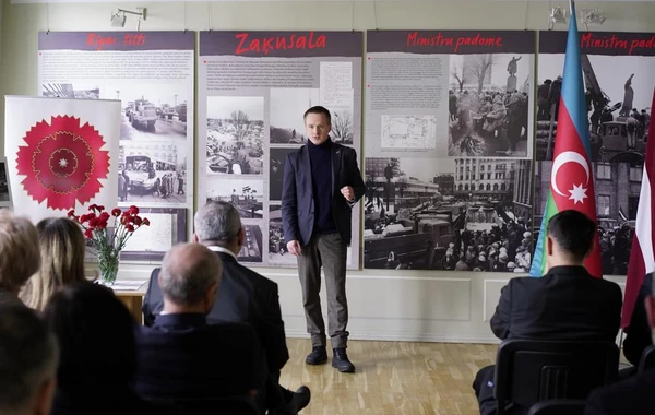 Latviyada 20 Yanvar faciəsi anılıb - FOTO