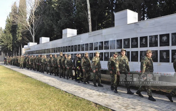 Qərb bölgəsində 20 Yanvar şəhidlərinin anım mərasimləri keçirilib - FOTO