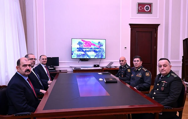 Закир Гасанов встретился с ректором Национального университета обороны Турции - ФОТО