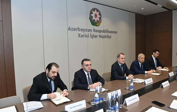 Ceyhun Bayramov Küveyt-Azərbaycan Parlamentlərarası Dostluq Qrupunun rəhbəri ilə görüşüb - FOTO
