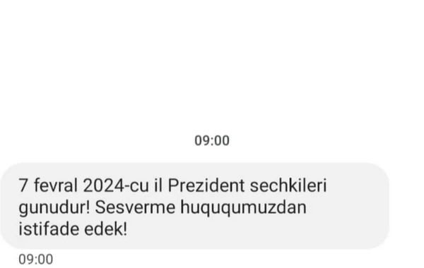 MSK seçicilərə səsvermə hüququndan istifadə etməklə bağlı bildirişlər göndərməyə başlayıb - FOTO