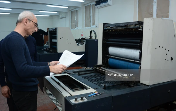 Azərbaycanda prezident seçkiləri ilə bağlı bülletenlərin çapına başlanılıb - FOTO/VİDEO - YENİLƏNİB