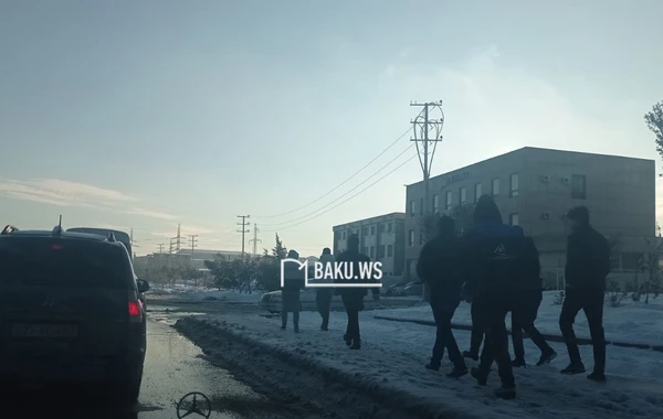 Bakı-Şamaxı yolunda böyük TIXAC - FOTO/VİDEO
