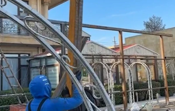 Otelin ərazisində qanunsuz tikinti işlərinin qarşısı alınıb - FOTO/VİDEO