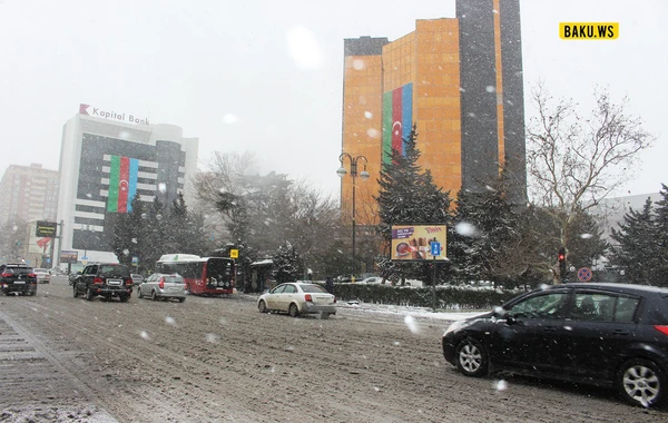 Sabah Bakıda sulu qar yağacaq  - HAVA PROQNOZU