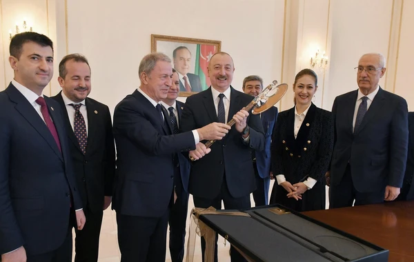 Prezident İlham Əliyev Hulusi Akarı qəbul edib - YENİLƏNİB - FOTO