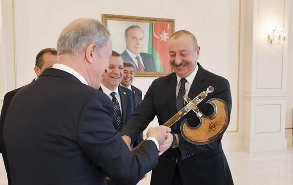 Prezident İlham Əliyev Hulusi Akarı qəbul edib - YENİLƏNİB - FOTO