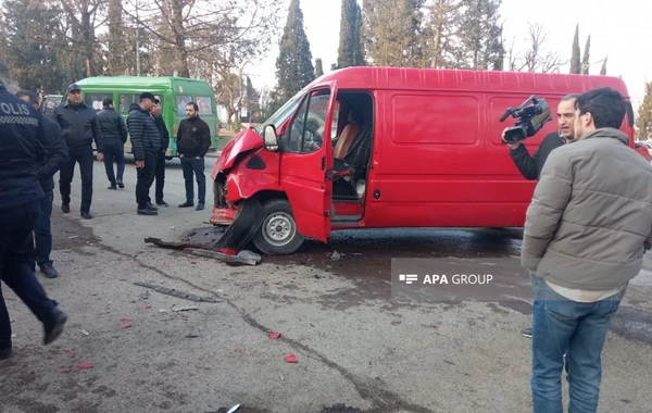 Gəncədə qəza baş verib, piyada ölüb - FOTO