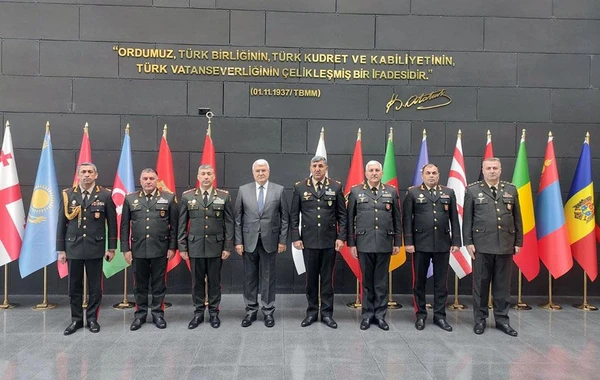 Azərbaycan Ordusunun bir qrup yüksək rütbəli hərbçisinin Türkiyədə səfəri davam edir - FOTO