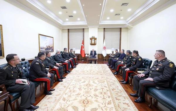 Azərbaycan Ordusunun bir qrup yüksək rütbəli hərbçisinin Türkiyədə səfəri davam edir - FOTO