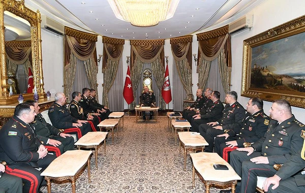 Azərbaycan Ordusunun bir qrup yüksək rütbəli hərbçisinin Türkiyədə səfəri davam edir - FOTO