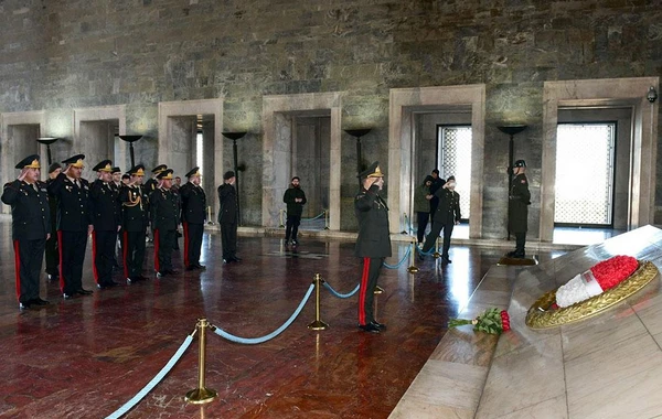 Azərbaycan Ordusunun bir qrup yüksək rütbəli hərbçisinin Türkiyədə səfəri davam edir - FOTO