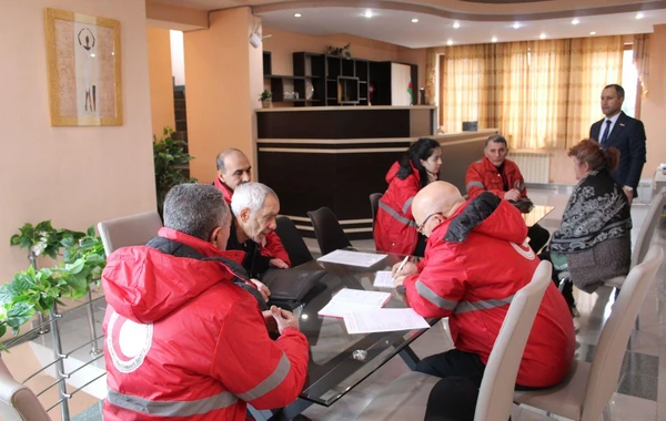 Qızıl Aypara Cəmiyyəti Qarabağın erməni sakinlərinə baş çəkib - FOTO