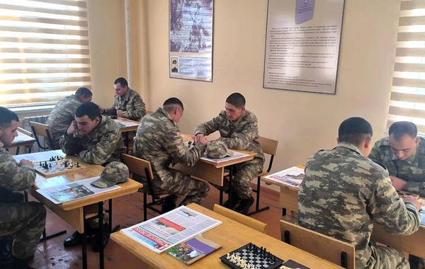 Hərbi qulluqçuların mənəvi-psixoloji hazırlığı daim yüksək səviyyədə saxlanılır - FOTO