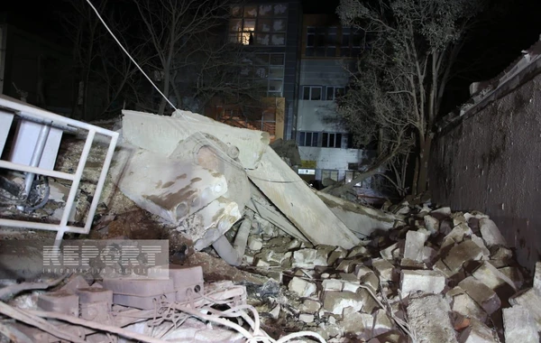 Bakıda güclü partlayışda xəsarət alan şəxsin son durumu AÇIQLANDI - YENİLƏNİB + FOTO/VİDEO