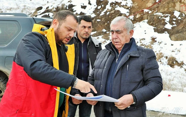 Xocalı, Şuşa, Ağdərə və Ağdam rayonlarında icra edilən yol layihələrinə baxış keçirilib - FOTO/VİDEO