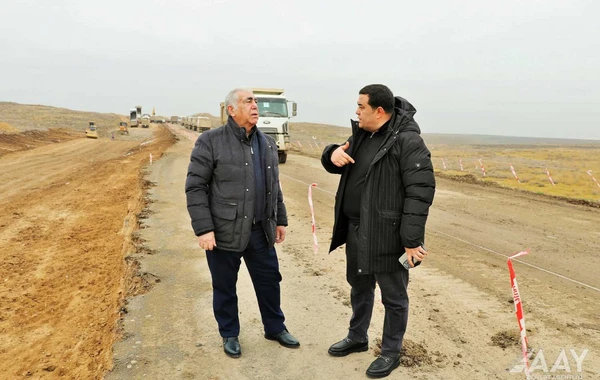 Xocalı, Şuşa, Ağdərə və Ağdam rayonlarında icra edilən yol layihələrinə baxış keçirilib - FOTO/VİDEO