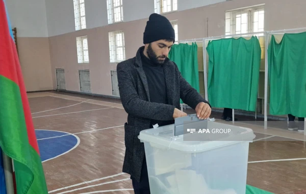 İşğaldan azad edilmiş Xocalıda prezident seçkiləri ilə bağlı ilk dəfə səsvermə keçirilir - FOTO