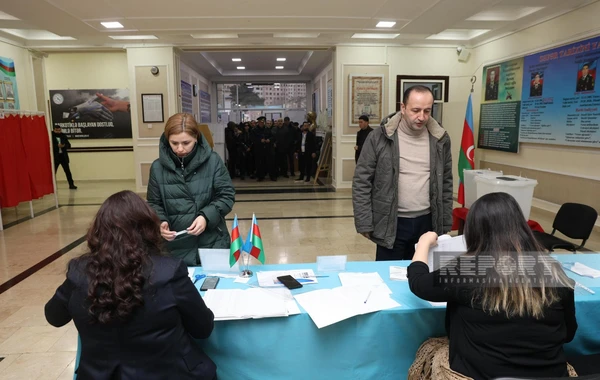 Məntəqələrdə seçici fəallığı müşahidə olunur - FOTOREPORTAJ