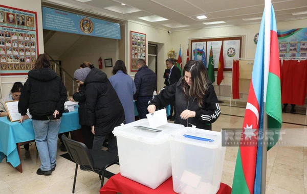Məntəqələrdə seçici fəallığı müşahidə olunur - FOTOREPORTAJ