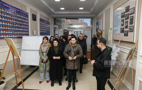 Məntəqələrdə seçici fəallığı müşahidə olunur - FOTOREPORTAJ
