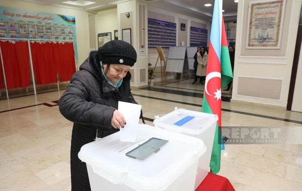 Məntəqələrdə seçici fəallığı müşahidə olunur - FOTOREPORTAJ